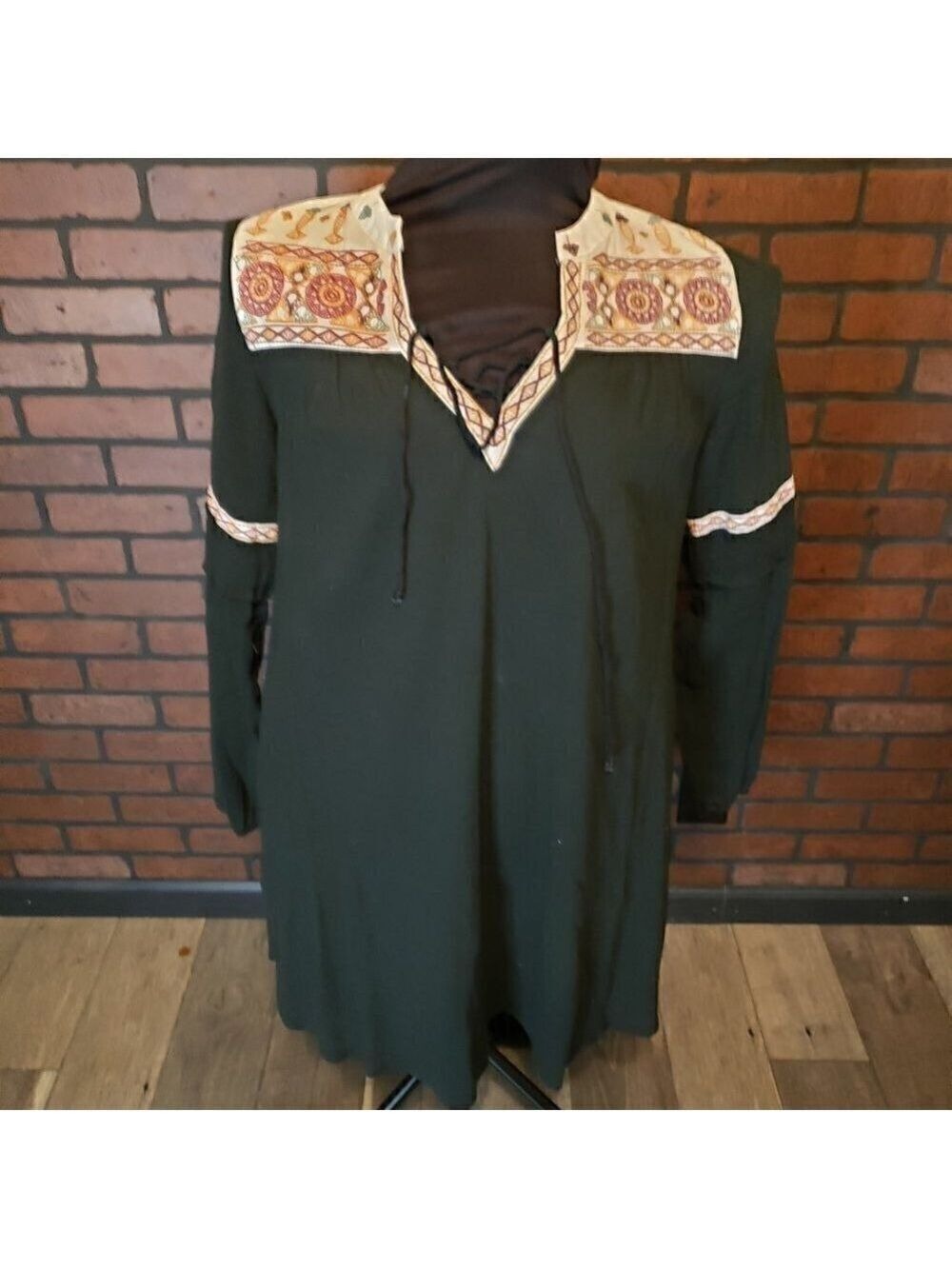 Altar'd State Long Sleeve Black Dress